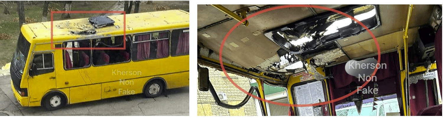 Investigation into Attacks on Public Buses in Kherson